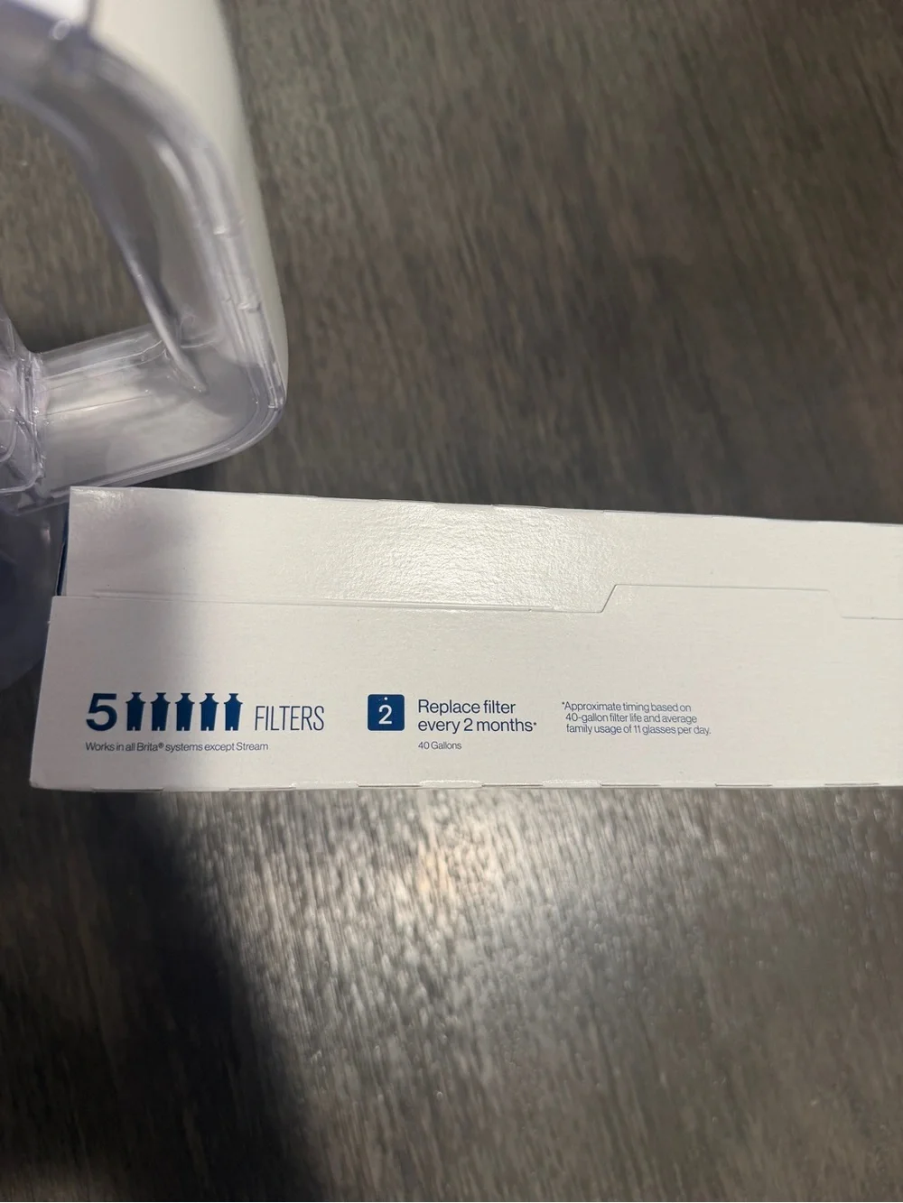 Brita Clear Pitcher with filters